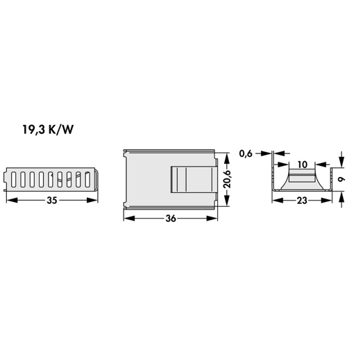 FK 273 MI 247 O Fischer Elektronik Kühlkörper Bild 2