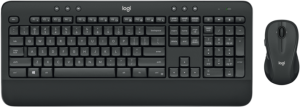 Logitech Tastatur/Maus Set MK545, Wireless,Unifying, schwarz, Advanced, DE, Laser, 1000 dpi