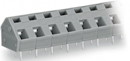 Leiterplattenklemme, 2-polig, RM 7.5 mm, 0,08-2,5 mm², 24 A, Käfigklemme, grau, 236-502/332-000