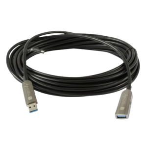 USB3.0 AOC Kabel, A-A, St-Bu.,Schwarz 10 m