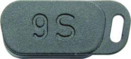 Abdeckkappe für D-Sub Buchse, Gehäusegröße 1 (DE), 9-polig, 09670090711
