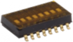 DIP-Schalter, Aus-Ein, 10-polig, gerade, 25 mA/24 VDC, TDA10H0SB1