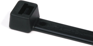 Kabelbinder, Polyamid, (L x B) 140 x 2.5 mm, Bündel-Ø 35 mm, schwarz, -40 bis 85 °C