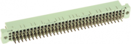 Federleiste, Typ C, 32-polig, a-b-c, RM 2.54 mm, Einpressanschluss, gerade, 09032322850