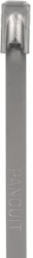 Kabelbinder, Edelstahl, (L x B) 362 x 4.6 mm, Bündel-Ø 12.7 bis 102 mm, natur, UV-beständig, -60 bis 538 °C