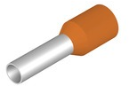 Isolierte Aderendhülse, 4,0 mm², 18 mm/10 mm lang, orange, 9021100000