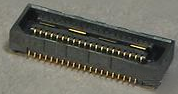 Buchsenleiste, 28-polig, RM 0.8 mm, gerade, schwarz, 5-1658462-1