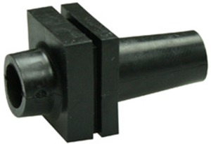 Knickschutztülle, Kabel-Ø 8 mm, L 33 mm, PVC, schwarz