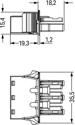 770-703/009-000 WAGO Gerätesteckverbinder Bild 3