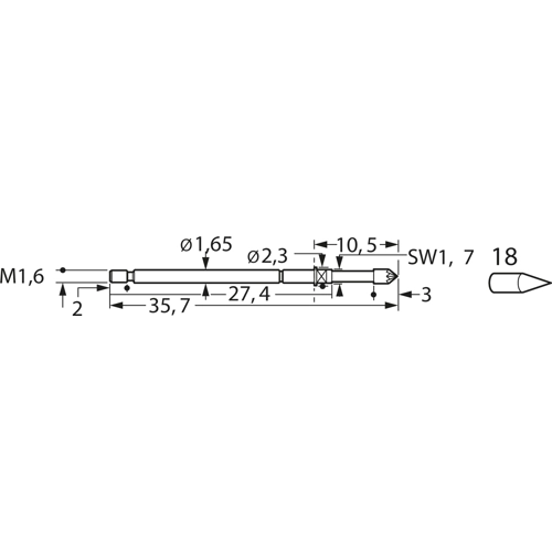 F73218B130G150 Feinmetall Prüfstifte Bild 3