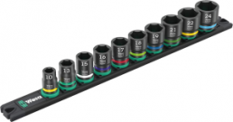 3/8 Zoll Nuss-Magnetleiste, 10-teilig, Außensechskant, 10 mm, 13 mm, 15 mm, 16 mm, 17 mm, 18 mm, 19 mm, 21 mm, 22 mm, 24 mm, 05005451001