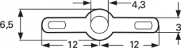 Lötöse M 4, vernickelt u. versilbert (passiviert), 60-2812-11/0093