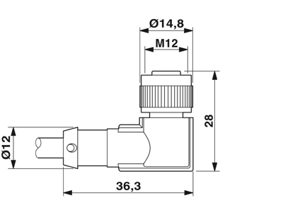 1682922 Phoenix Contact Sensor-Aktor Kabel Bild 3