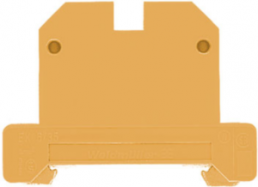 Schutzleiter-Reihenklemme, Schraubanschluss, 0,5-10 mm², 2-polig, 8 kV, gelb/grün, 0661260000