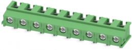 Leiterplattenklemme, 9-polig, RM 7.5 mm, 0,5-4,0 mm², 32 A, Schraubanschluss, grün, 1988024