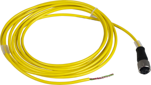 Sensor-Aktor Kabel, Kabeldose auf offenes Ende, 3-polig, 5 m, PVC, schwarz, 7 A, XZCPV1670L5