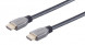 Ultra High Speed HDMI Kabel mit Metallgehäuse, HDMI Stecker Typ A auf HDMI Stecker Typ A, 1,5 m