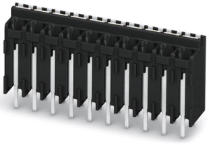Leiterplattenklemme, 7-polig, RM 3.81 mm, 0,2-1,5 mm², 13.5 A, Federklemmanschluss, schwarz, 1823353