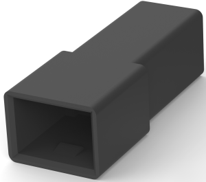 Isoliergehäuse für 6,35 mm, 1-polig, Polyamid, UL 94V-2, schwarz, 180916-5