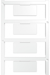 Polyamid Gerätemarkierer, (L x B) 37.5 x 17 mm, weiß, 8 Stk