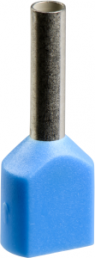 Isolierte Aderendhülse, 0,75 mm², 15 mm lang, NF C 63-023, blau, AZ5DE007