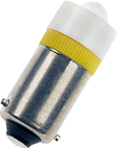 Single-LED mit Sockel, BA9s, 230 V, grün