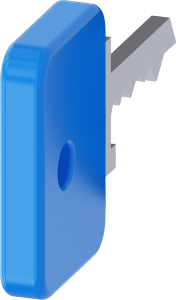 Schlüssel, (L x B x H) 44.9 x 5 x 28 mm, blau, für Serie 3SU1, 3SU1950-0FJ50-0AA0