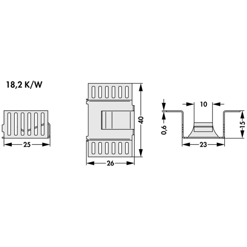 FK 280 MI 247 O Fischer Elektronik Kühlkörper Bild 2