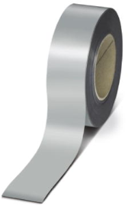 Magnetschild, 50 mm, Band silber, 15 m, 1014316