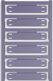Polyamid Kabelmarkierer, beschriftbar, (B x H) 60 x 11 mm, max. Bündel-Ø 40 mm, violett, 1051880000