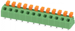 Leiterplattenklemme, 12-polig, RM 5 mm, 0,2-0,75 mm², 13.5 A, Federklemmanschluss, grün, 1864532