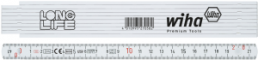 Wiha Gliedermaßstab Longlife® 2 m metrisch, 10 Glieder (27057) weiß