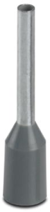 Isolierte Aderendhülse, 0,75 mm², 16 mm/10 mm lang, grau, 3203163
