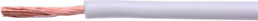 PVC-Schaltlitze, hochflexibel, H05V-K, 0,75 mm², AWG 20, weiß, Außen-Ø 2,4 mm