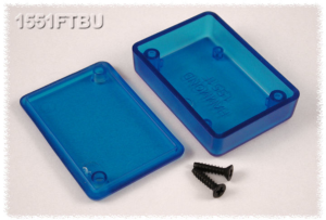 ABS Miniatur-Gehäuse, (L x B x H) 50 x 35 x 15 mm, transparent, IP54, 1551FTBU