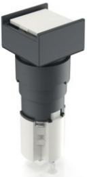 Drucktaster, 4-polig, beleuchtet, 4 A/230 V, Einbau-Ø 16.2 mm, IP65, 1.15.108.277/0000