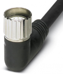 Sensor-Aktor Kabel, M23-Kabeldose, abgewinkelt auf M23-Kabeldose, abgewinkelt, 12-polig, 10 m, PUR, schwarz, 1684043