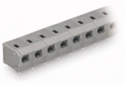 Leiterplattenklemme, 3-polig, RM 7.5 mm, 0,25-0,75 mm², 10 A, Push-in, grau, 235-553