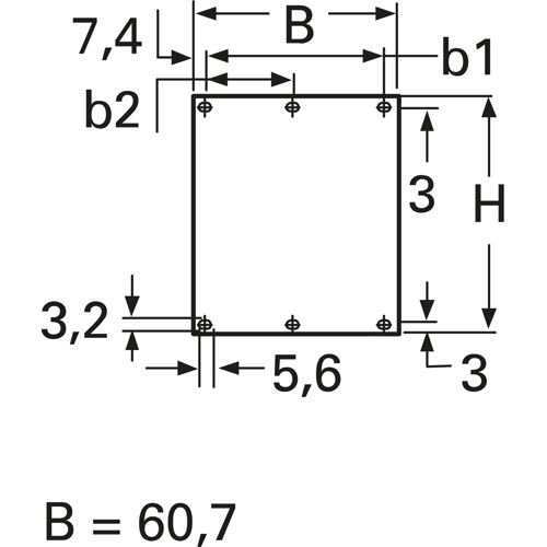 TFP 6 12 Fischer Elektronik Gehäusezubehör Bild 2
