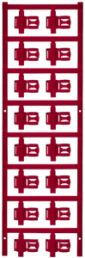 Polyamid Kabelmarkierer, beschriftbar, (B x H) 30 x 12.5 mm, max. Bündel-Ø 7 mm, rot, 1025290000