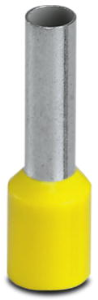Isolierte Aderendhülse, 6,0 mm², 20 mm/12 mm lang, DIN 46228/4, gelb, 3200548