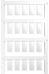 Polyamid Gerätemarkierer, (L x B) 17 x 8 mm, weiß, 200 Stk