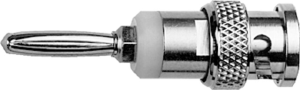 Koaxial-Adapter, 4 mm Steckerstift auf BNC-Stecker, gerade, 100023665