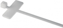 Kabelbinder mit Beschriftungsfeld, Polyamid, (L x B) 100 x 2.5 mm, Bündel-Ø 6 bis 22 mm, natur, -40 bis 85 °C