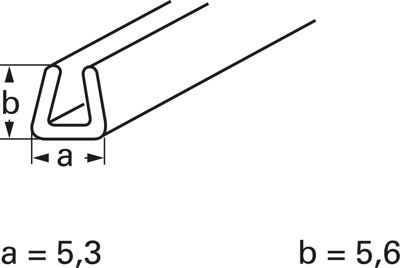 GES144F-C Panduit Kantenschutzprofile Bild 2