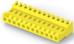Buchsengehäuse, 12-polig, RM 3.96 mm, gerade, gelb, 4-644466-2