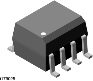Vishay Optokoppler, SOIC-8, ILD206-T