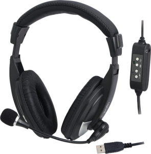 Stereo Headset mit Mikrophon, USB Version