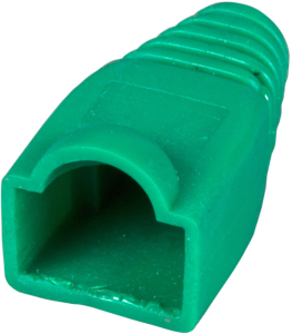 Knickschutztülle, Kabel-Ø 6,6 mm, mit Rasthebelschutz, Kunststoff, grün