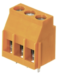 Leiterplattenklemme, 2-polig, RM 5.08 mm, 0,08-6,0 mm², 20 A, Schraubanschluss, orange, 1934250000